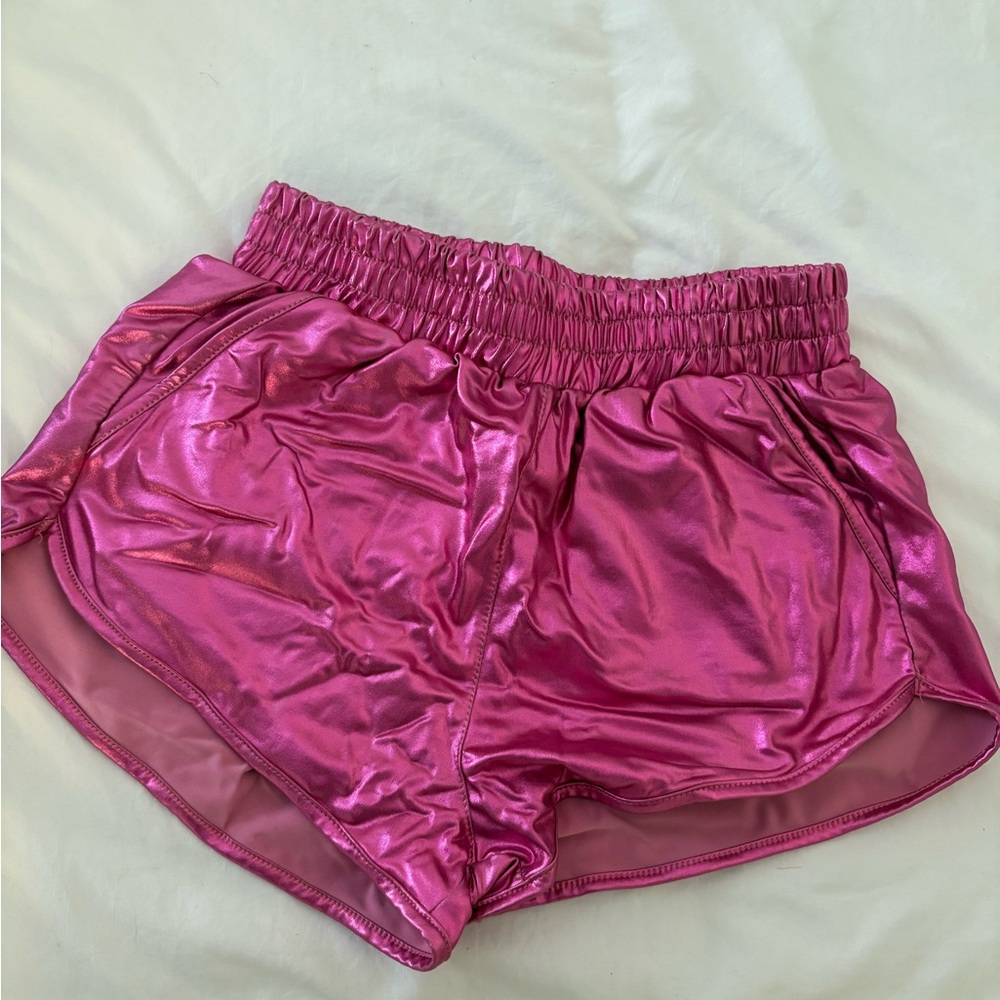 Shiny Pink Women's Shorts